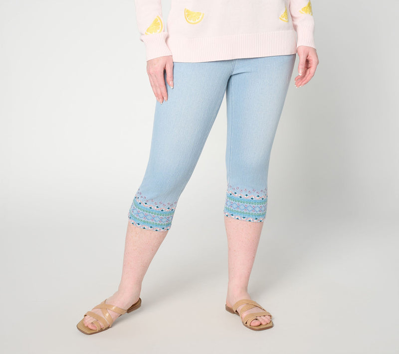 Belle Boho by Kim Gravel Petite Flexibelle Boho Moment Capris — Main view