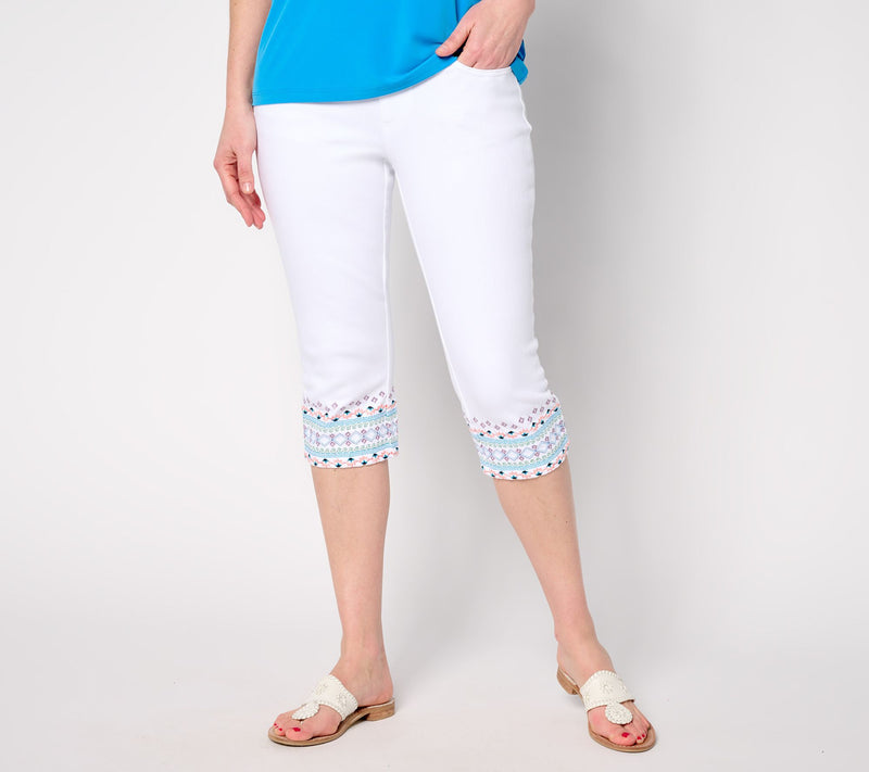 Belle Boho by Kim Gravel Petite Flexibelle Boho Moment Capris — View 3