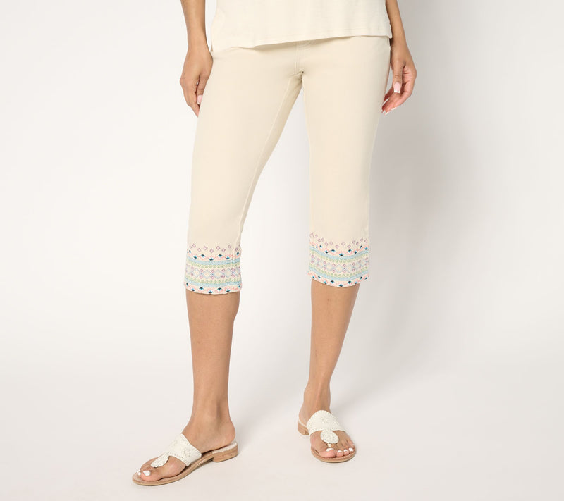 Belle Boho by Kim Gravel Petite Flexibelle Boho Moment Capris — View 13