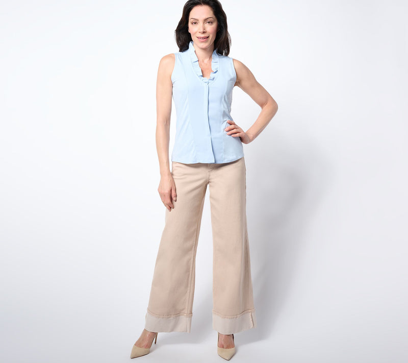 NIC+ZOE Ruffled Around Tank — View 5