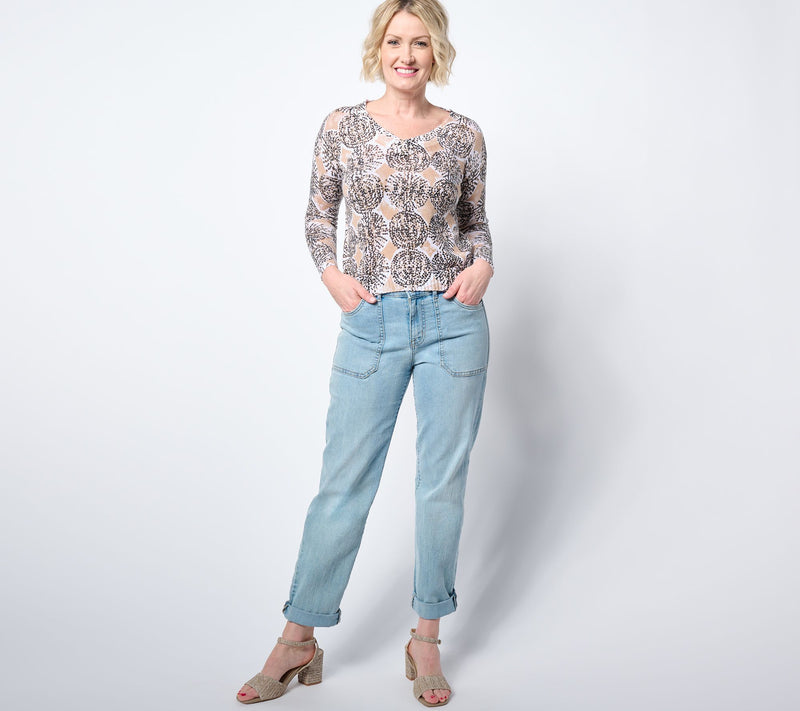 NIC+ZOE Sand Dollar Super Soft Sweater — View 5