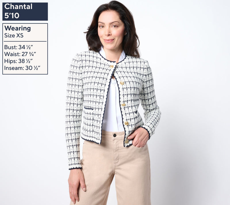 NIC+ZOE Mixed Up Sweater Jacket — View 5