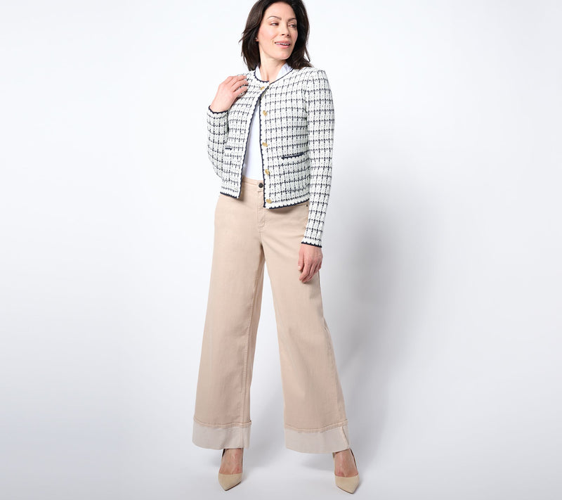NIC+ZOE Mixed Up Sweater Jacket — View 7