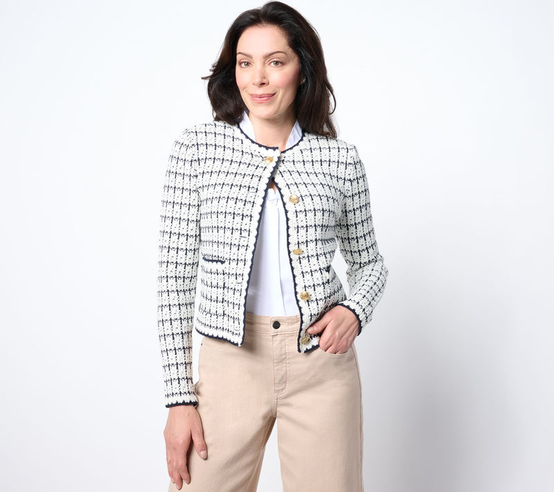 NIC+ZOE Mixed Up Sweater Jacket — View 3