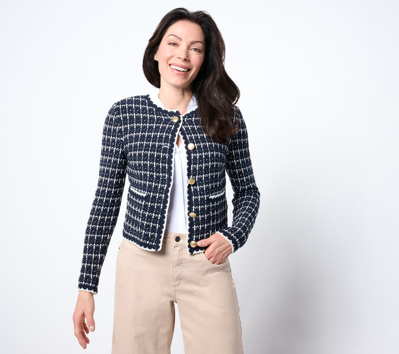 NIC+ZOE Mixed Up Sweater Jacket — View 12