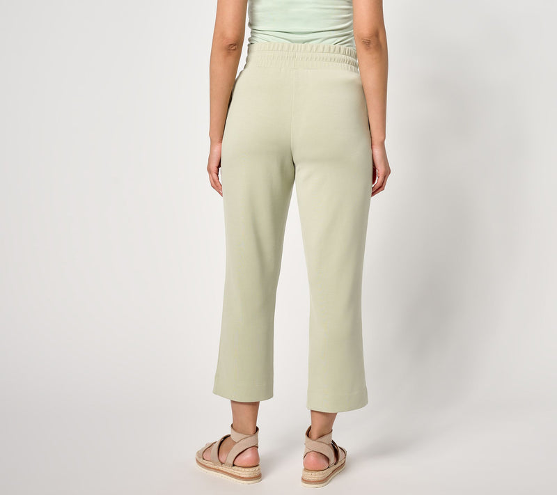 Belle by Kim Gravel Petite ScubaLuxe Sunset Hues Crop Pants — View 15