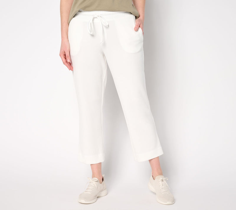 Belle by Kim Gravel Petite ScubaLuxe Sunset Hues Crop Pants — View 5