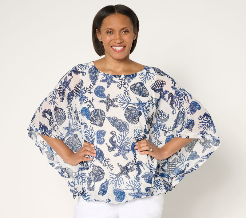 Belle Beach by Kim Gravel Cute as Shell Bubble Top — View 12