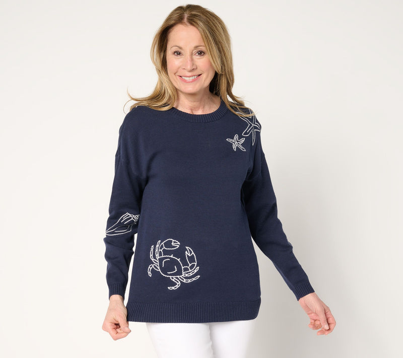 Belle Beach by Kim Gravel Sea la Vie Sketch Sweater — View 11