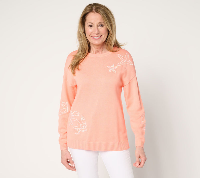 Belle Beach by Kim Gravel Sea la Vie Sketch Sweater — View 13