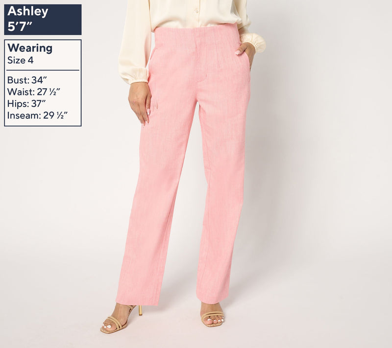 BEAUTIFUL by Lawrence Zarian Petite Trouser with Darts — View 8