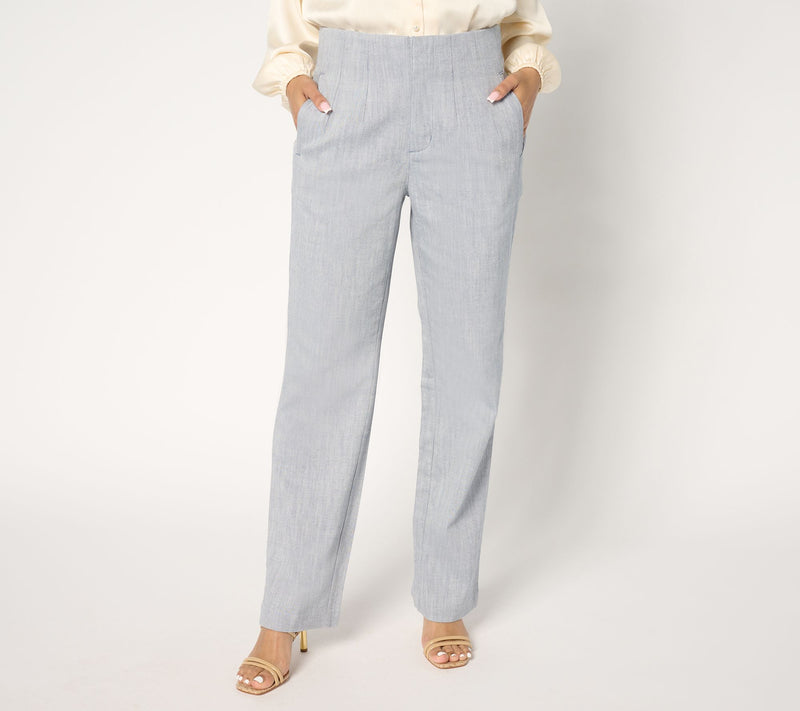 BEAUTIFUL by Lawrence Zarian Petite Trouser with Darts — View 6