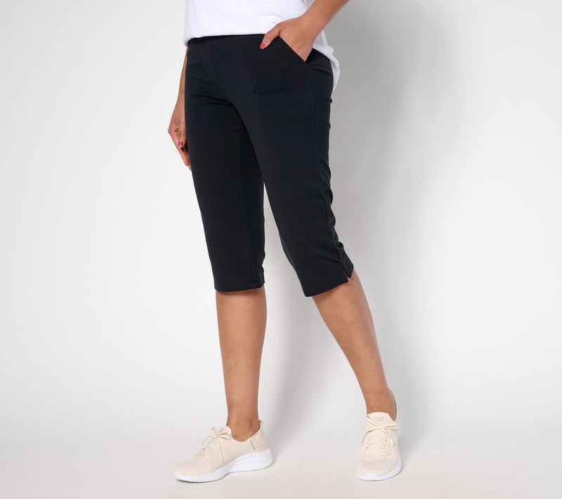 Denim & Co. Tall Duo Stretch Skimmer with Pockets — View 13