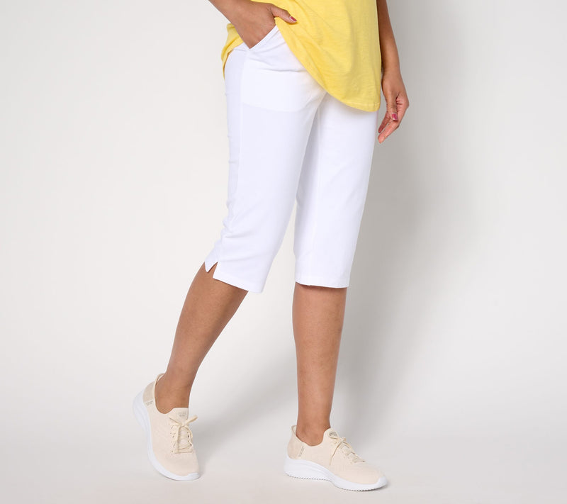 Denim & Co. Tall Duo Stretch Skimmer with Pockets — View 9