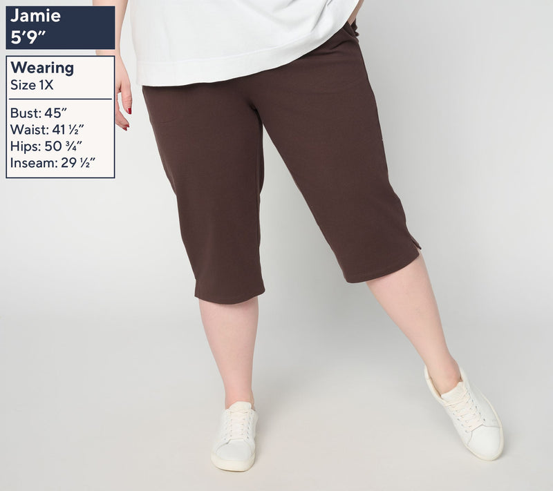 Denim & Co. Tall Duo Stretch Skimmer with Pockets — View 14