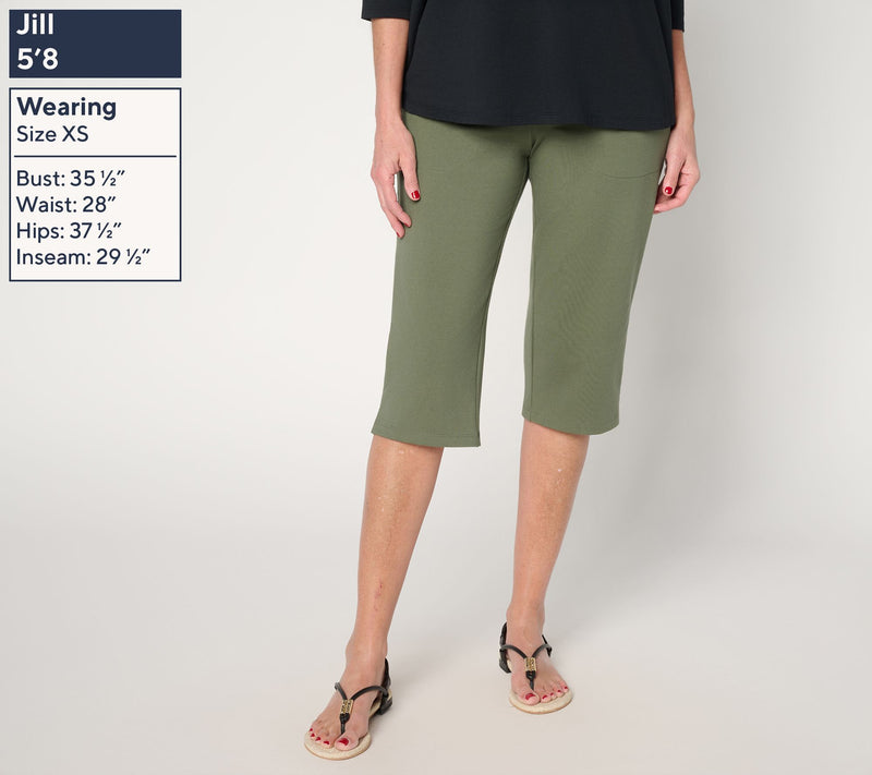 Denim & Co. Tall Duo Stretch Skimmer with Pockets — View 15