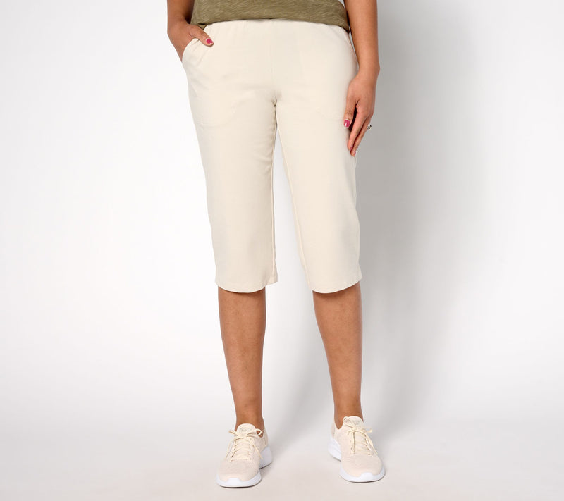 Denim & Co. Tall Duo Stretch Skimmer with Pockets — View 5