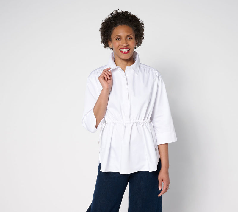 Carla Rockmore Collection Regular 3/4-Sleeve Shirt — View 14