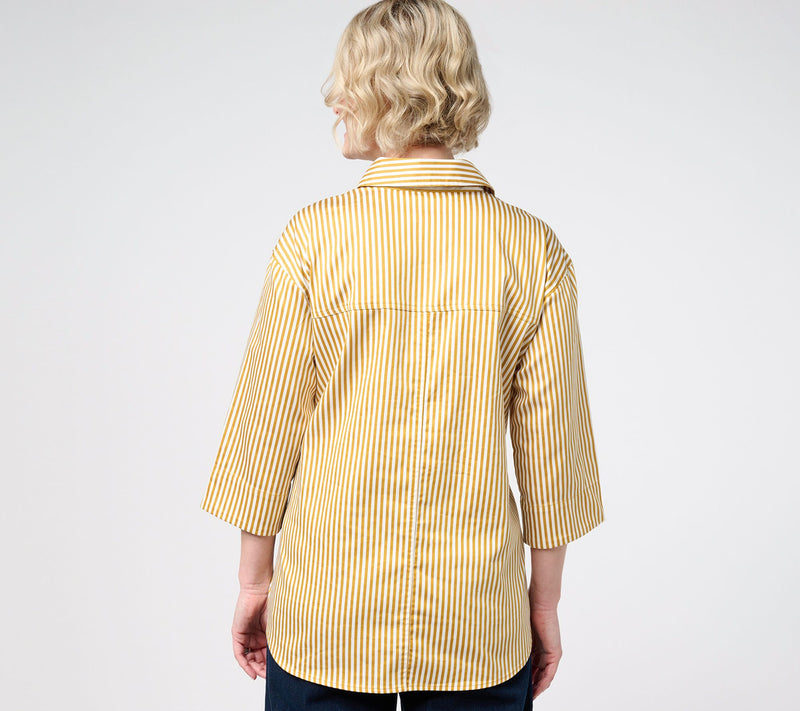 Carla Rockmore Collection Regular 3/4-Sleeve Shirt — View 3