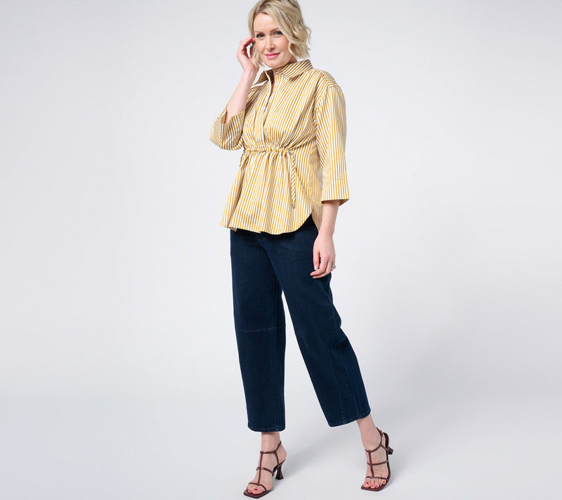 Carla Rockmore Collection Petite 3/4-Sleeve Shirt — View 16