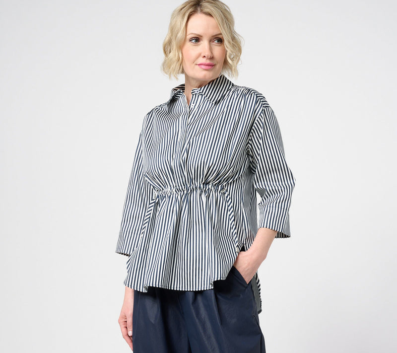 Carla Rockmore Collection Petite 3/4-Sleeve Shirt — View 11