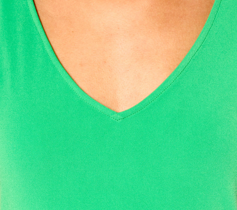 Susan Graver Modern Essentials Liquid Knit V-Neck Tank — View 16