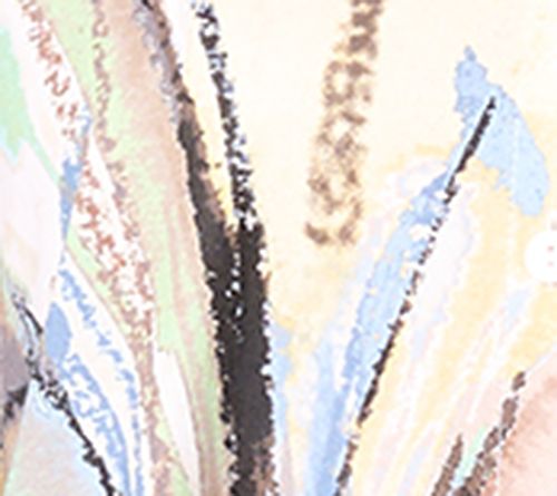 Susan Graver Petite Printed Stretch Poplin Button Front Duster — View 6