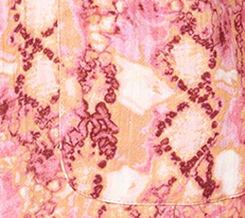 Susan Graver PURE  Printed Gauze Relaxed Shawl Collar Jacket — View 9