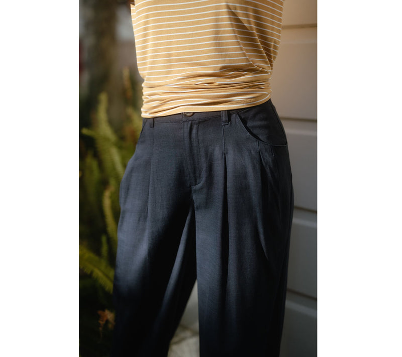 Me by Jennie Garth Regular Cara Twill Cropped Wide Leg Pants — View 7