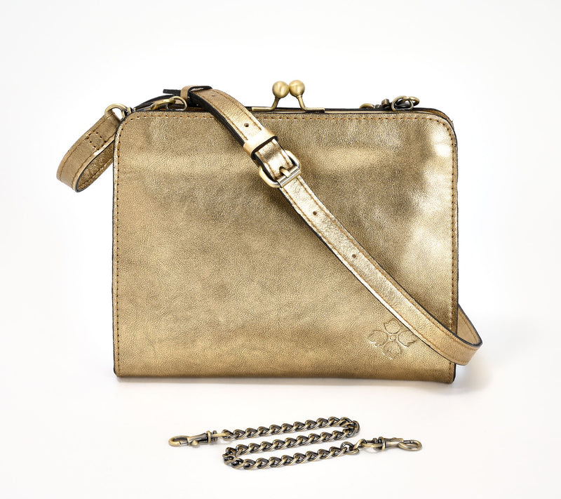 Patricia Nash Leather Amari Frame Crossbody — View 5