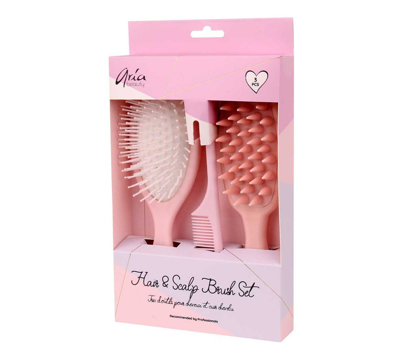 Aria Scalp & Hair Brush 3pc Set — View 5