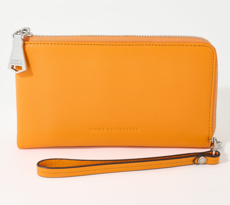 Aimee Kestenberg Leather Large Broadway Wristlet Wallet — Main view