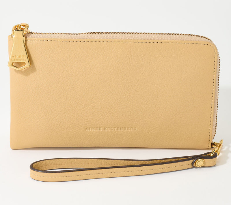 Aimee Kestenberg Leather Large Broadway Wristlet Wallet — View 5