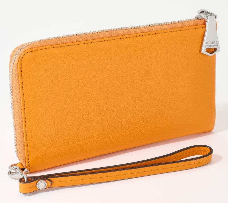Aimee Kestenberg Leather Large Broadway Wristlet Wallet — View 14