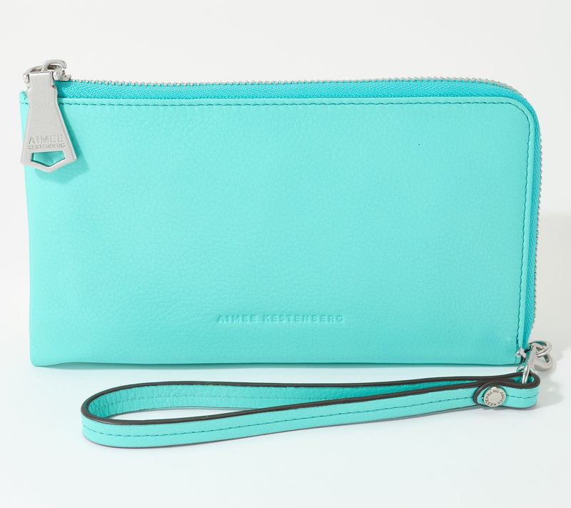Aimee Kestenberg Leather Large Broadway Wristlet Wallet — View 9