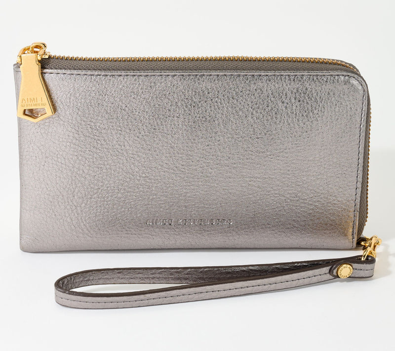 Aimee Kestenberg Leather Large Broadway Wristlet Wallet — View 11