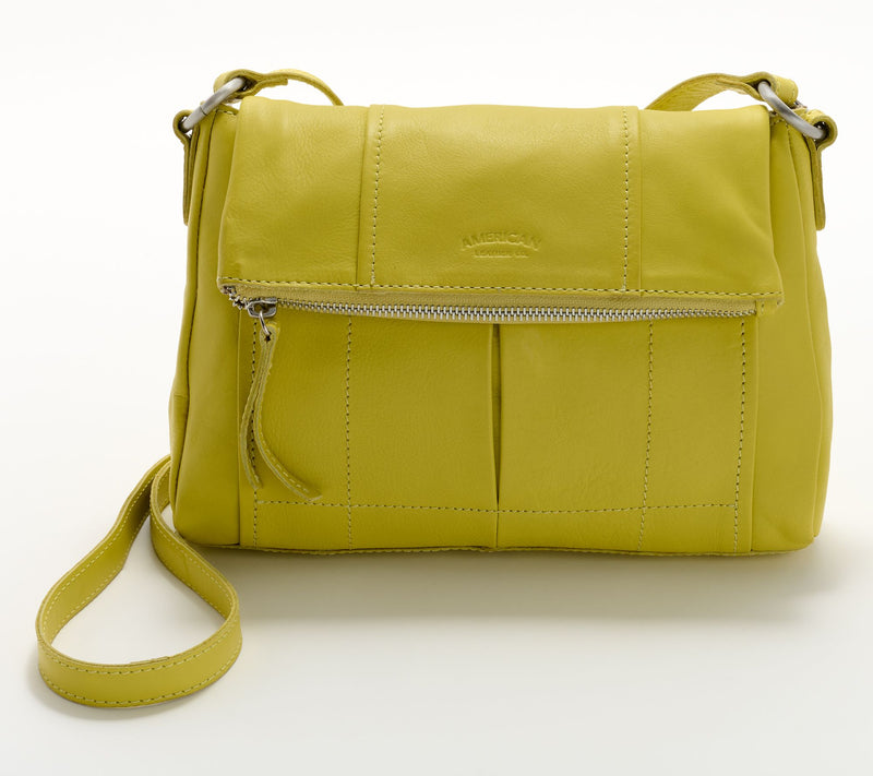 American Leather Co. Leather Lee Double Entry Crossbody — View 3