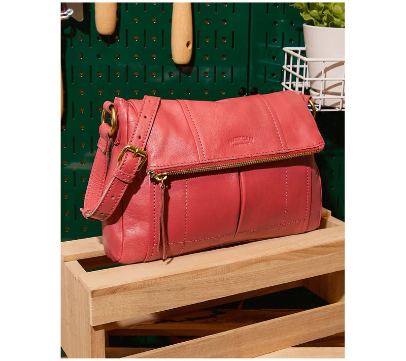 American Leather Co. Leather Lee Double Entry Crossbody — View 16