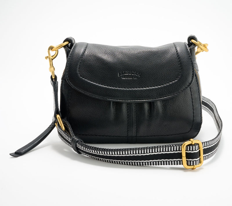 American Leather Co. Leather Mini Marino Crossbody — View 11