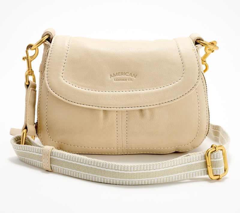 American Leather Co. Leather Mini Marino Crossbody — View 5