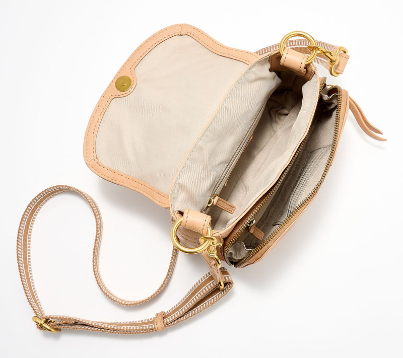 American Leather Co. Leather Mini Marino Crossbody — View 17