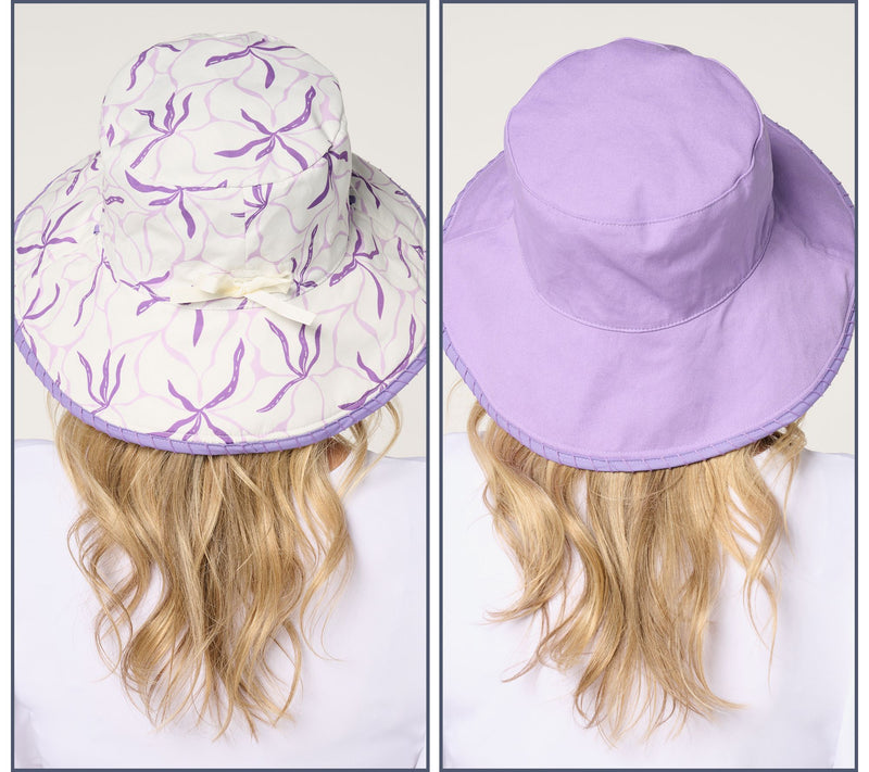 Sprigs Reversible Sun Hat with Sunglasses Slits — View 6