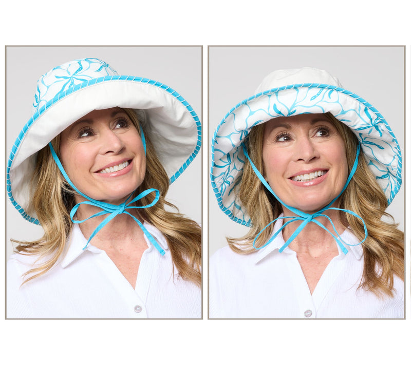Sprigs Reversible Sun Hat with Sunglasses Slits — View 4