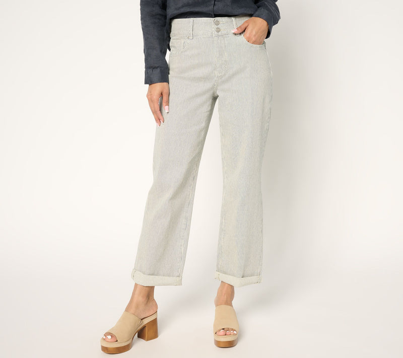 NYDJ High Rise Bailey Relaxed Straight Crop Jean — View 14