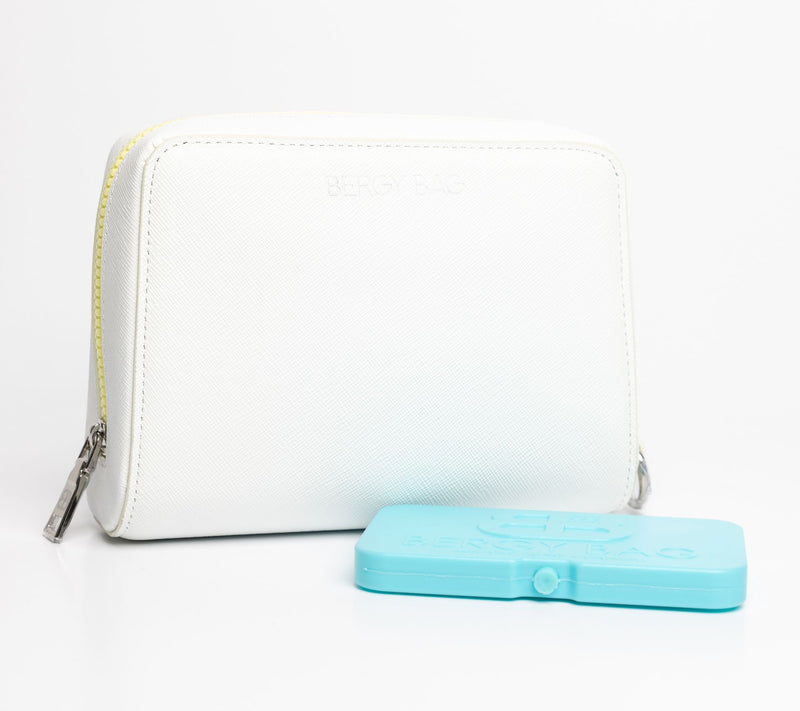 Bergy Bag Insulated Leather Cooling Zip Clutch — View 7