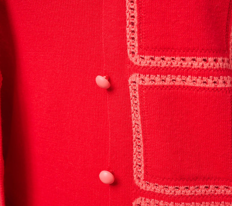 Isaac Mizrahi Live! Pointelle Check Sweater Cardigan with Collar — View 14