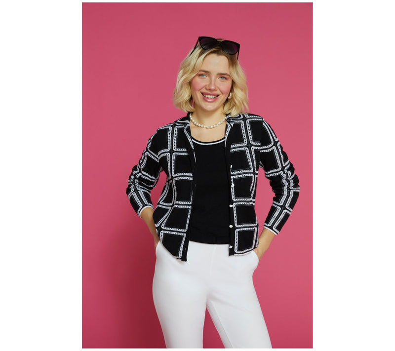 Isaac Mizrahi Live! Pointelle Stitch Trim Sleeveless Sweater — View 17