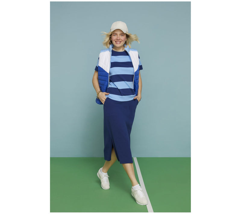 Isaac Mizrahi Live! Essentials Cotton Rugby Stripe T-Shirt — View 10