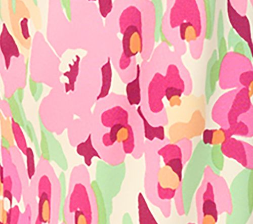 Quacker Factory Hello Spring Floral Printed Knit Cropped Pants — View 7