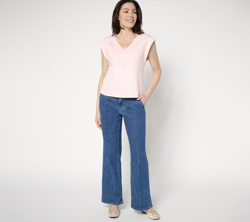 Me by Jennie Garth Carolina 100% Cotton Tee — View 13